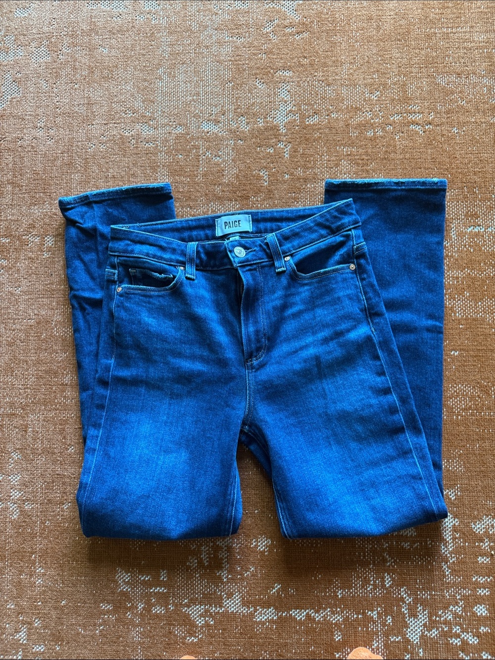 PAIGE Cindy Slim Straight Leg Jeans